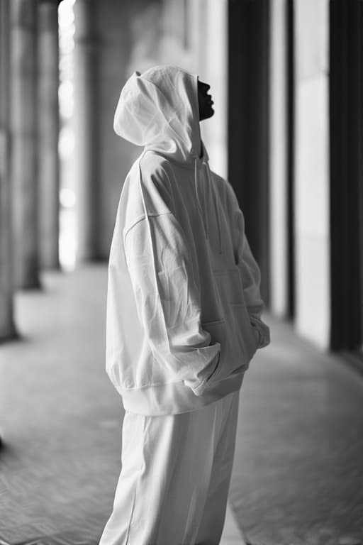 Essential White Hoodie